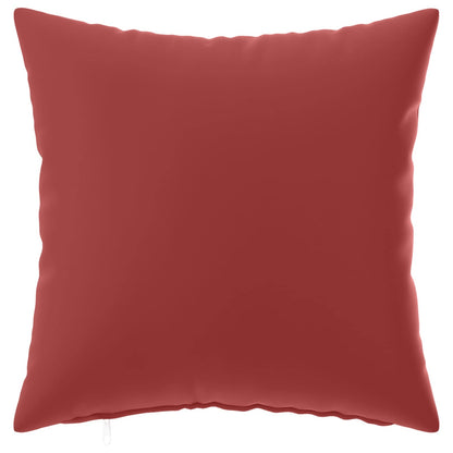Cushion Cover 2 pcs HEERLEN Wine Red 40 x 40 cm Polyester