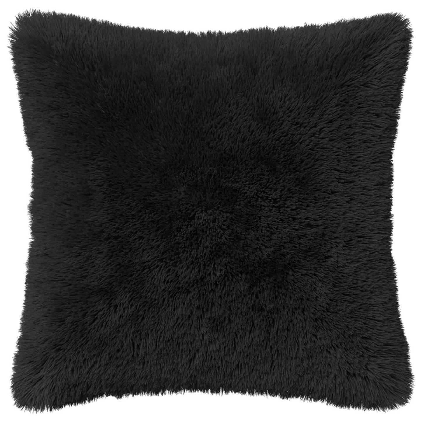 Cushion Cover 2 pcs HEERLEN Black 40 x 40 cm PV Fleece