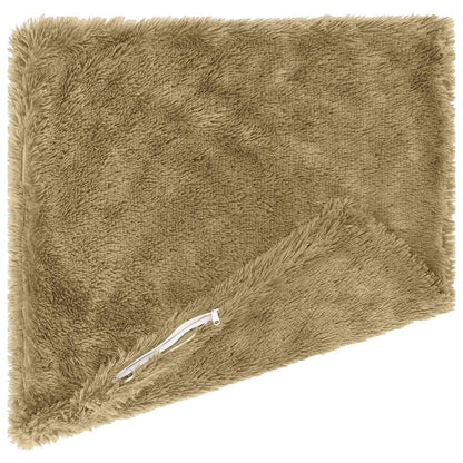 Cushion Cover 2 pcs HEERLEN Light Green 40 x 40 cm PV Fleece