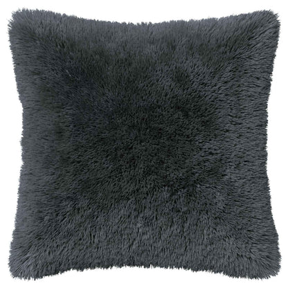 Cushion Cover 2 pcs HEERLEN Anthracite 40 x 40 cm PV Fleece