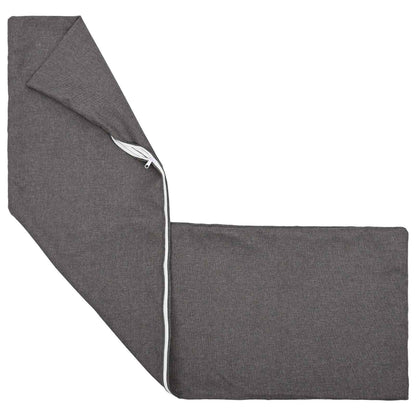 Cushion Cover 2 pcs HEERLEN Light Grey 40 x 145 cm Fabric
