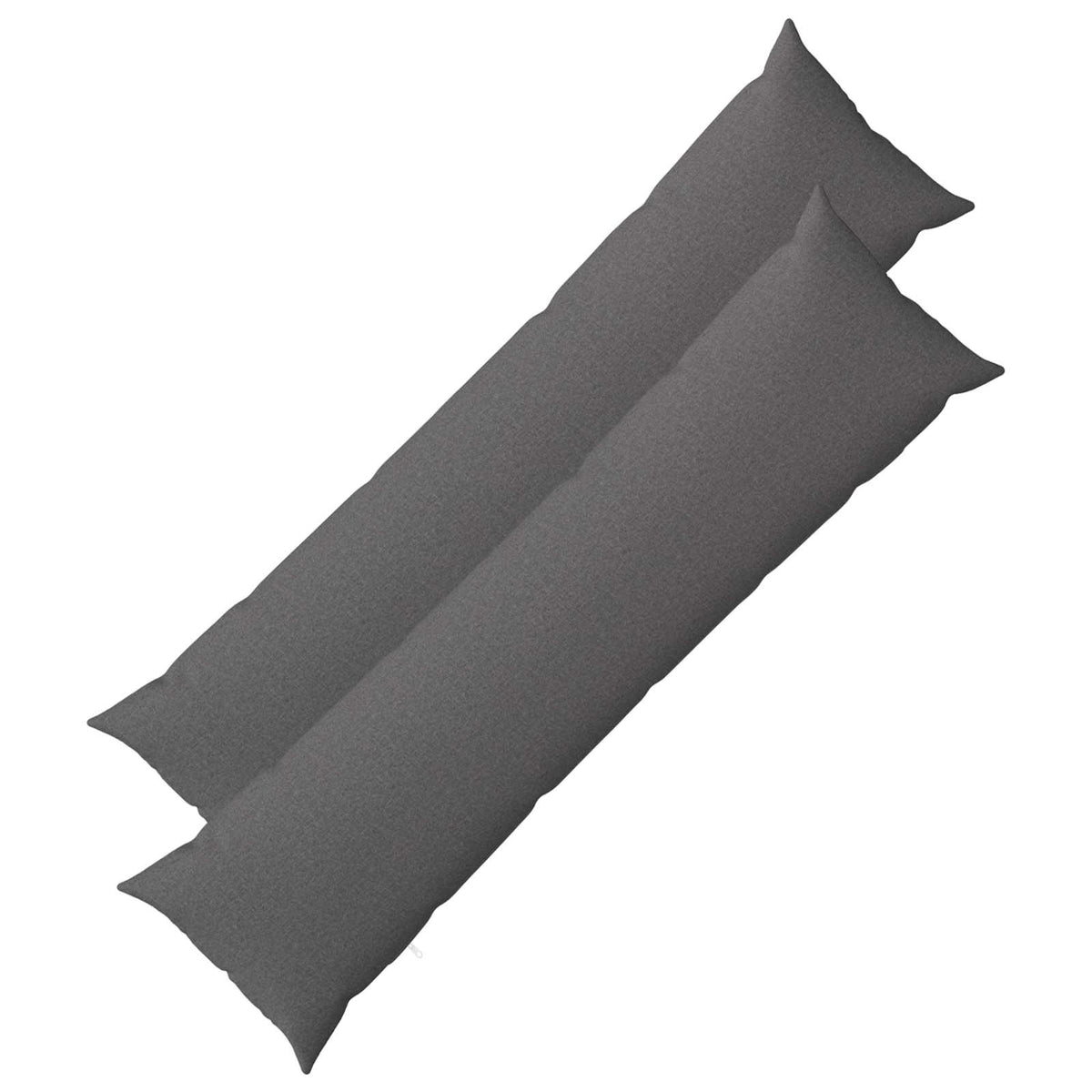 Cushion Cover 2 pcs HEERLEN Light Grey 40 x 145 cm Fabric