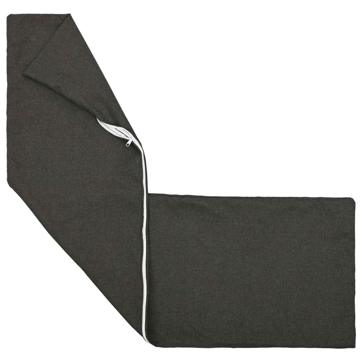 Cushion Cover HEERLEN Dark Grey 40 x 145 cm Fabric