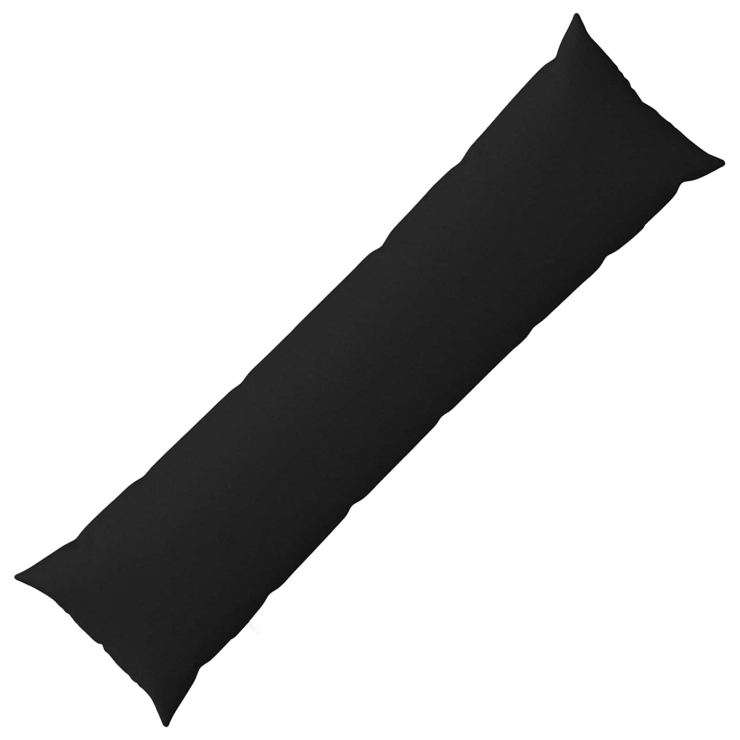 Cushion Cover HEERLEN Black 40 x 145 cm Fabric