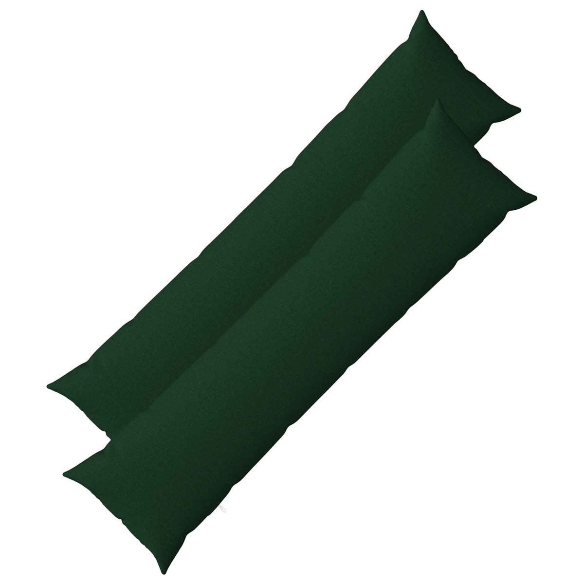 Cushion Cover 2 pcs HEERLEN Dark Green 40 x 145 cm Fabric