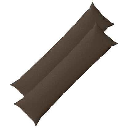 Cushion Cover 2 pcs HEERLEN Taupe 40 x 145 cm Fabric