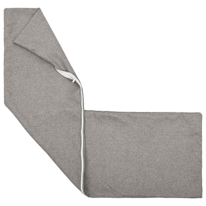 Cushion Cover HEERLEN Cloud Grey 40 x 145 cm Fabric