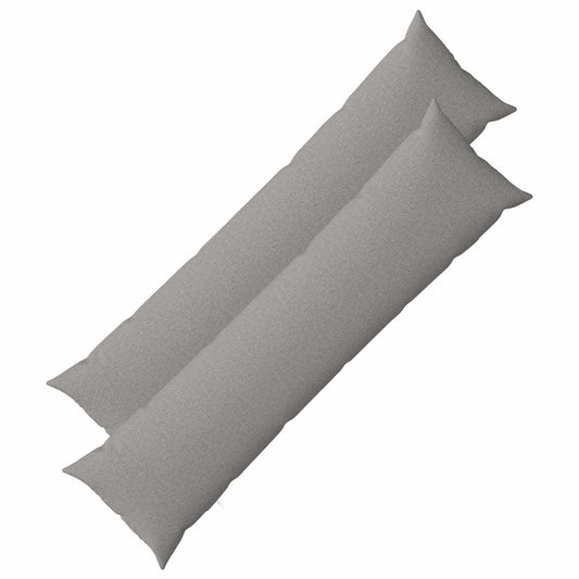 Cushion Cover 2 pcs HEERLEN Cloud Grey 40 x 145 cm Fabric