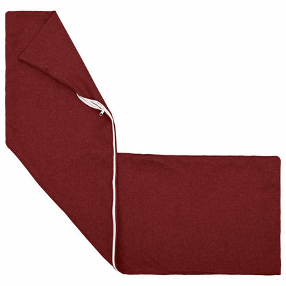 Cushion Cover HEERLEN Wine Red 40 x 145 cm Fabric