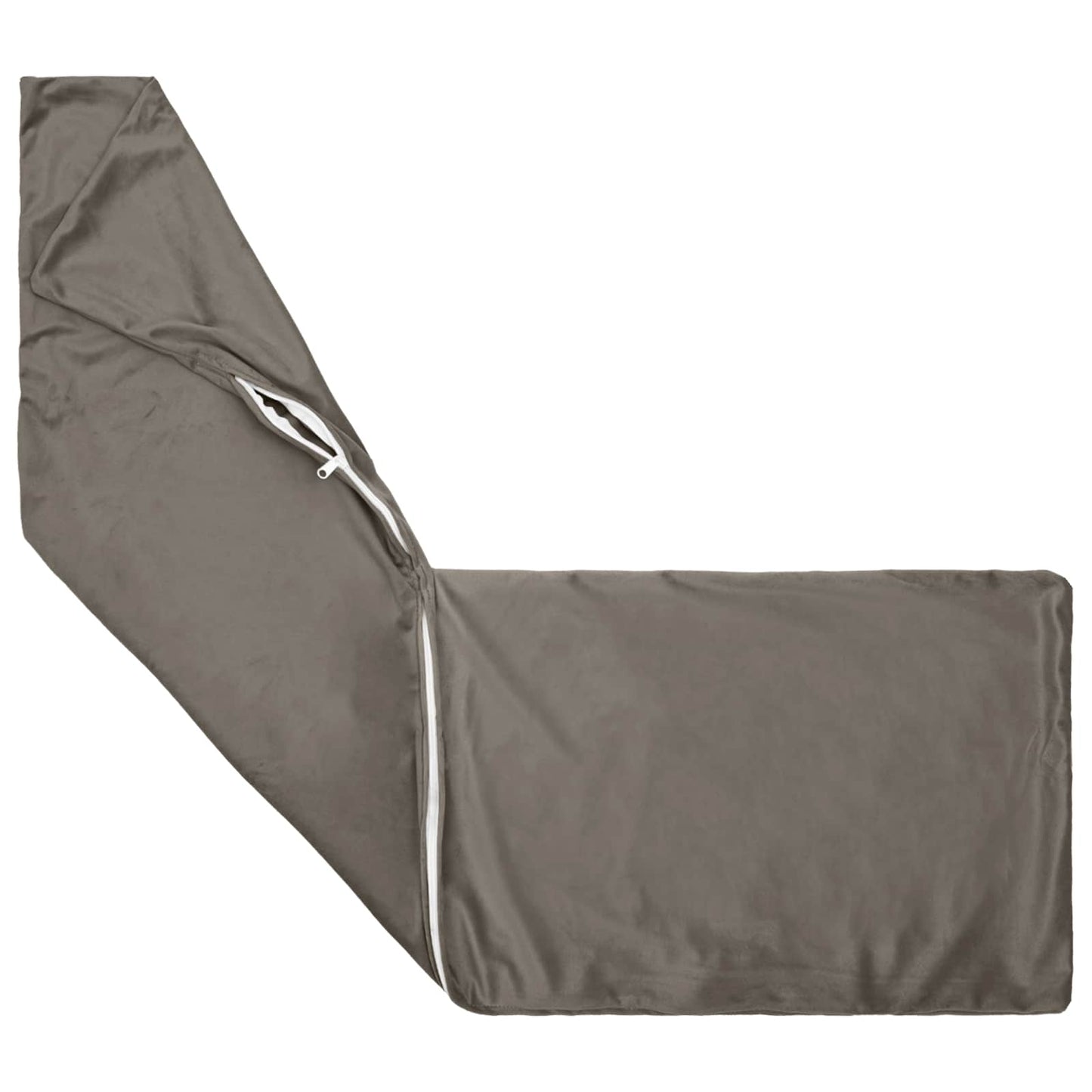 Cushion Cover 2 pcs HEERLEN Light Grey 40 x 145 cm Velvet