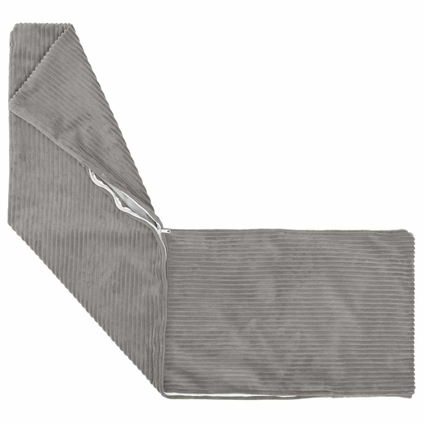 Cushion Cover HEERLEN Light Grey 40 x 145 cm Corduroy