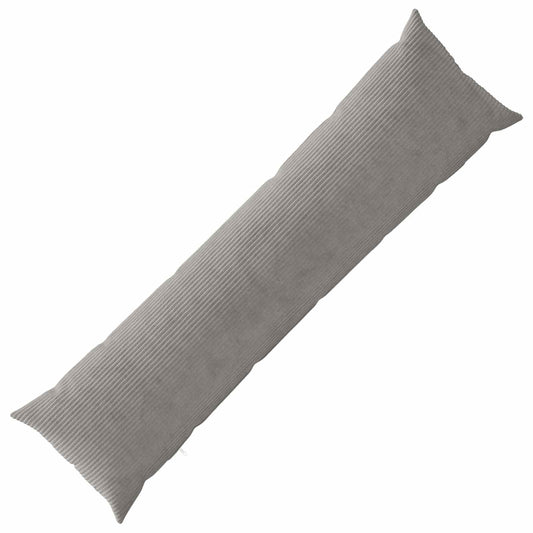 Cushion Cover HEERLEN Light Grey 40 x 145 cm Corduroy