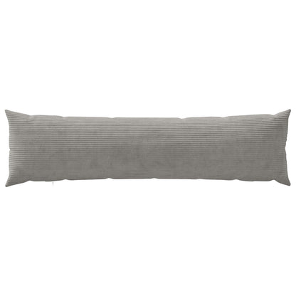 Cushion Cover HEERLEN Light Grey 40 x 145 cm Corduroy