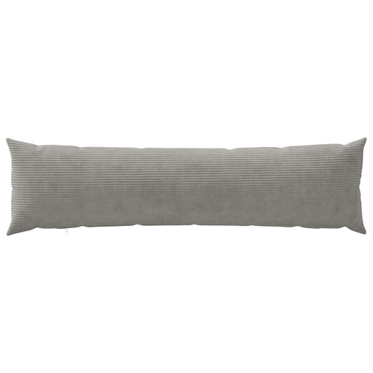 Cushion Cover HEERLEN Light Grey 40 x 145 cm Corduroy