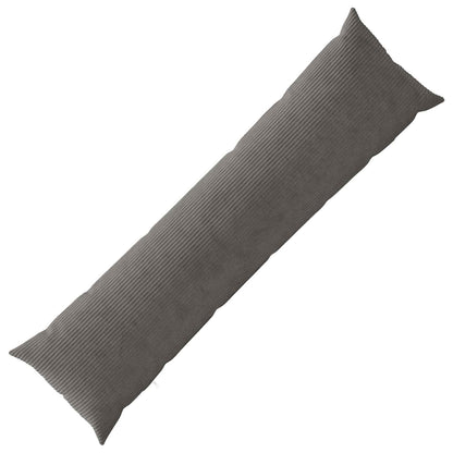 Cushion Cover HEERLEN Dark Grey 40 x 145 cm Corduroy