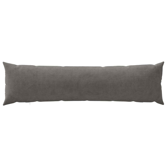 Cushion Cover 2 pcs HEERLEN Dark Grey 40 x 145 cm Corduroy
