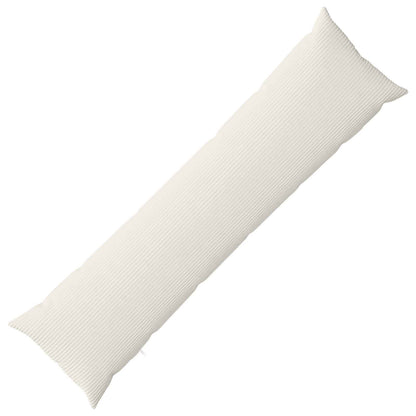 Cushion Cover HEERLEN Cream 40 x 145 cm Corduroy