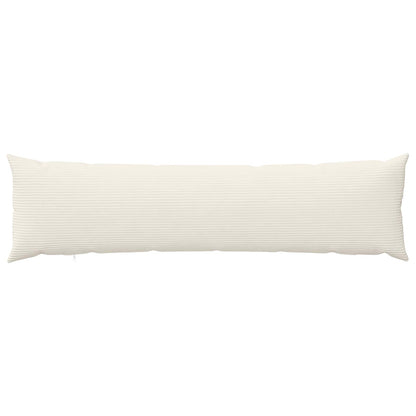 Cushion Cover HEERLEN Cream 40 x 145 cm Corduroy