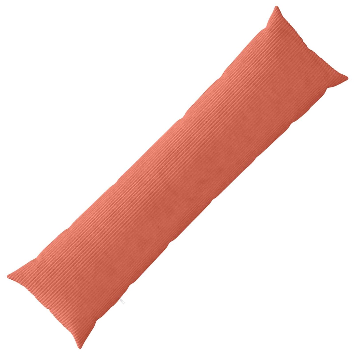 Cushion Cover HEERLEN Red Orange 40 x 145 cm Corduroy