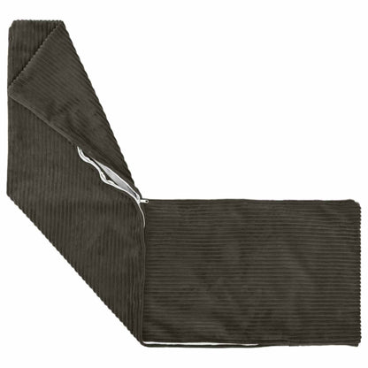 Cushion Cover HEERLEN Anthracite 40 x 145 cm Corduroy