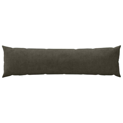 Cushion Cover HEERLEN Anthracite 40 x 145 cm Corduroy