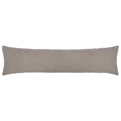 Cushion Cover HEERLEN Light Grey 40 x 145 cm Bouclé