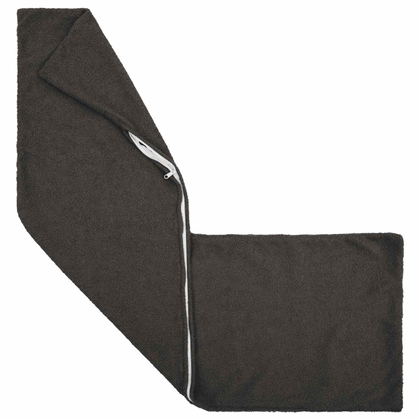Cushion Cover HEERLEN Dark Grey 40 x 145 cm Bouclé