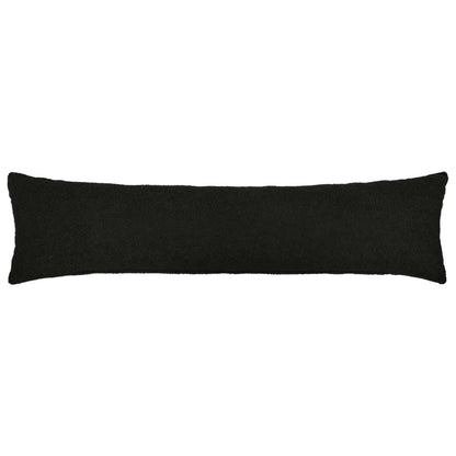 Cushion Cover HEERLEN Black 40 x 145 cm Bouclé