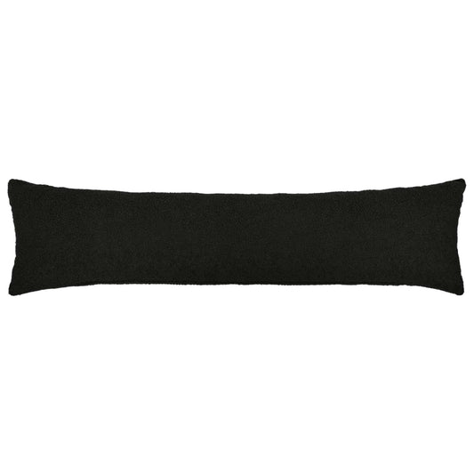 Cushion Cover 2 pcs HEERLEN Black 40 x 145 cm Bouclé