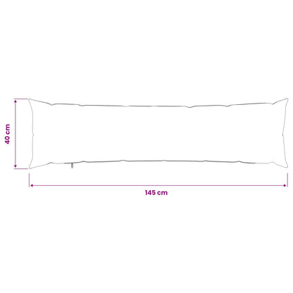 Cushion Cover HEERLEN Beige 40 x 145 cm Bouclé