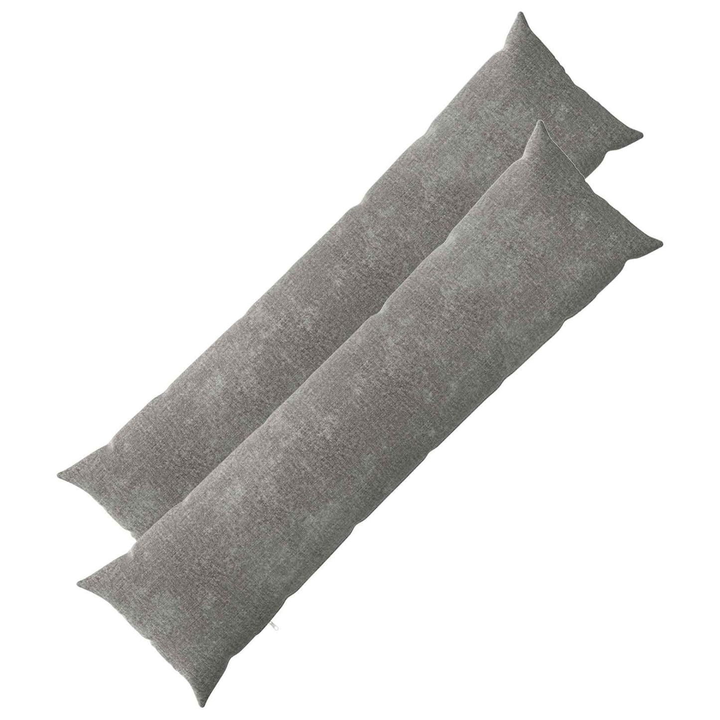 Cushion Cover 2 pcs HEERLEN Dark Grey 40 x 145 cm