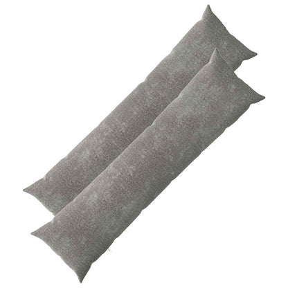 Cushion Cover 2 pcs HEERLEN Dark Grey 40 x 145 cm