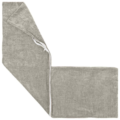 Cushion Cover 2 pcs HEERLEN Light Grey 40 x 145 cm