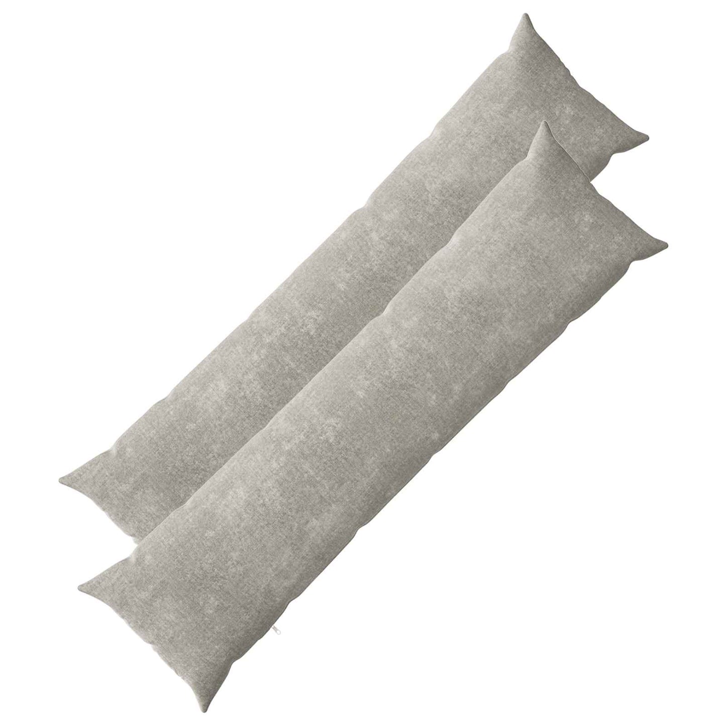 Cushion Cover 2 pcs HEERLEN Light Grey 40 x 145 cm