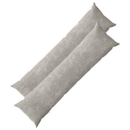 Cushion Cover 2 pcs HEERLEN Light Grey 40 x 145 cm