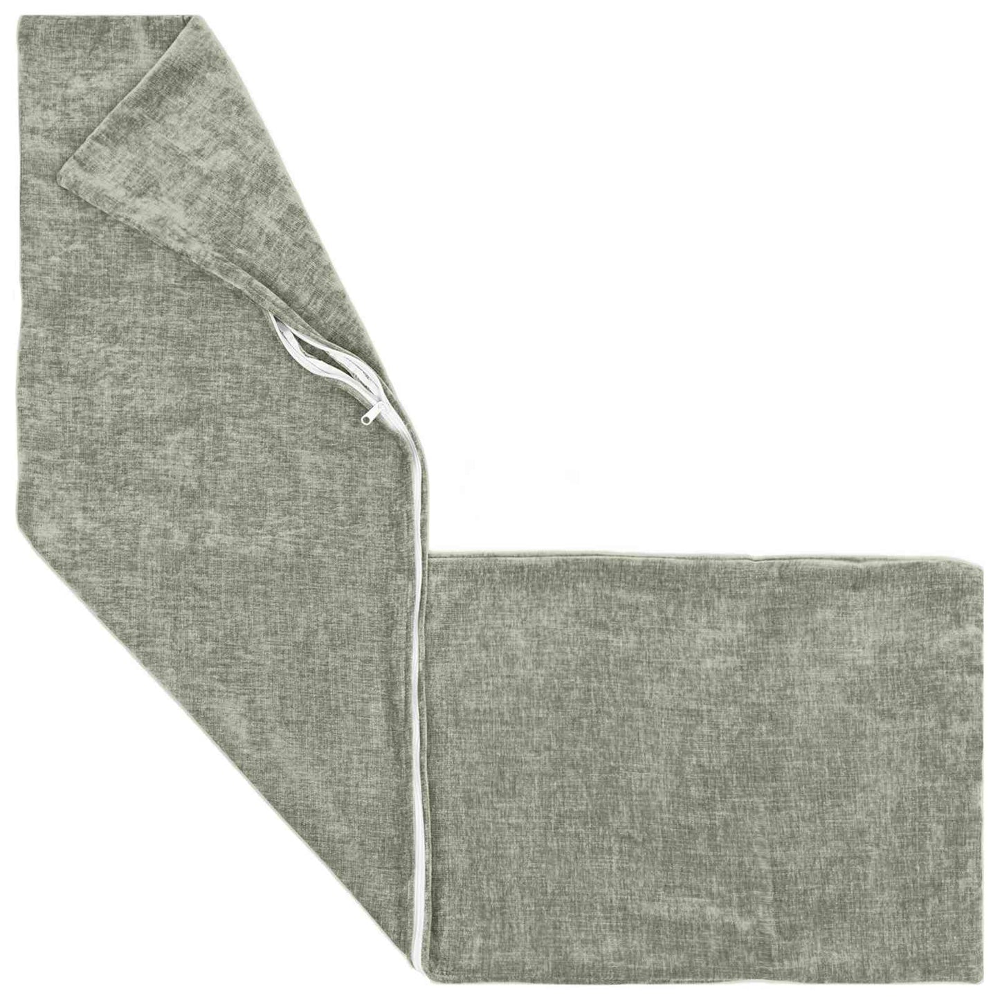 Cushion Cover HEERLEN Green 40 x 145 cm Chenille Fabric