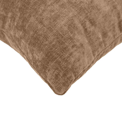 Cushion Cover HEERLEN Brown 40 x 145 cm Chenille Fabric