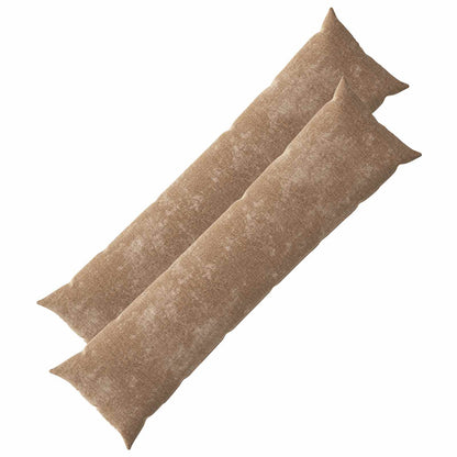 Cushion Cover 2 pcs HEERLEN Brown 40 x 145 cm Chenille Fabric