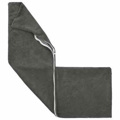 Cushion Cover 2 pcs HEERLEN Anthracite 40 x 145 cm