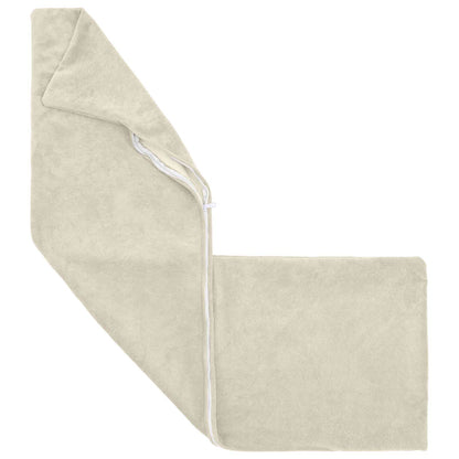 Cushion Cover 2 pcs HEERLEN Cream 40 x 145 cm Microfiber Fleece