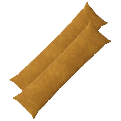 Cushion Cover 2 pcs HEERLEN Yellow 40 x 145 cm