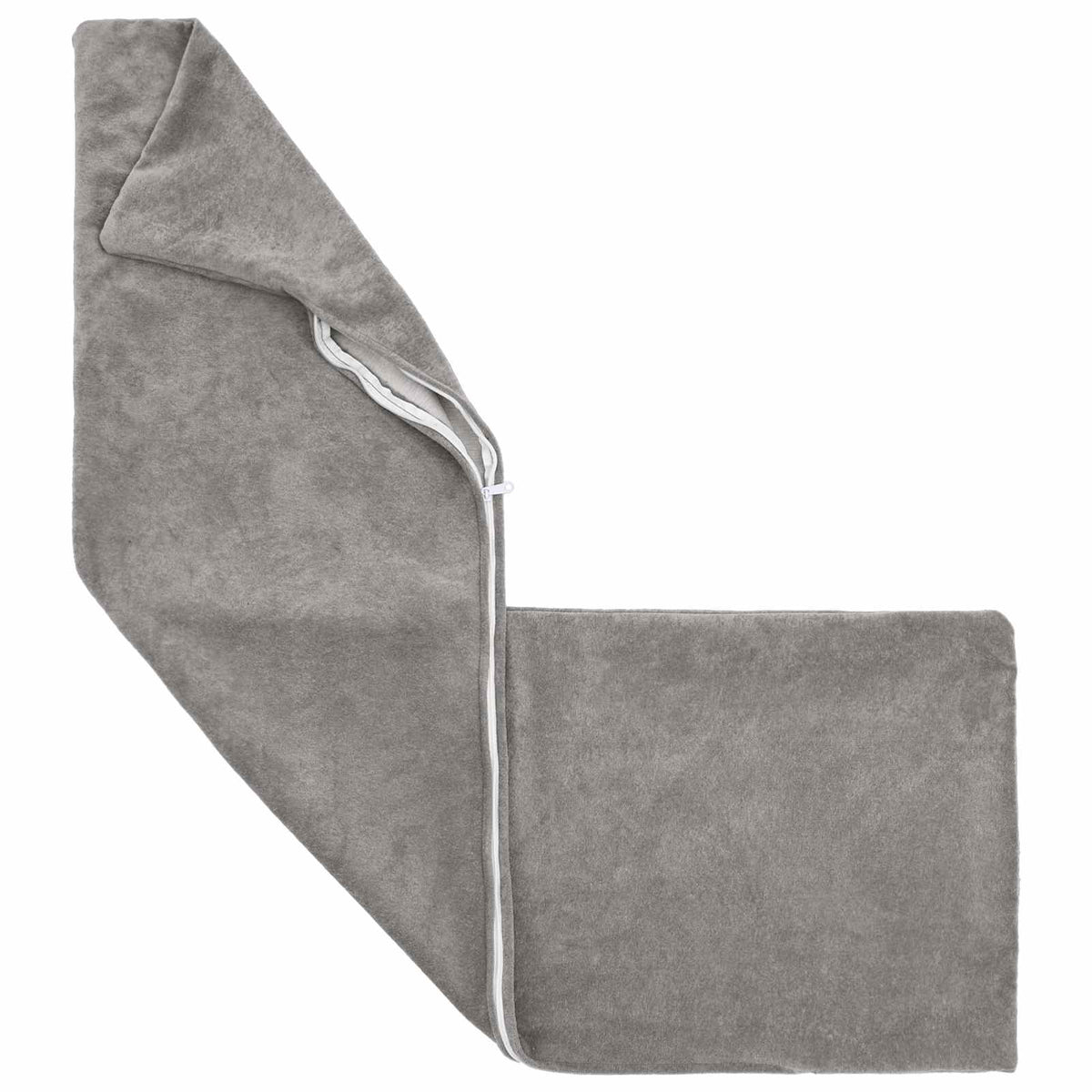 Cushion Cover HEERLEN Light Grey 40 x 145 cm Microfiber Fleece