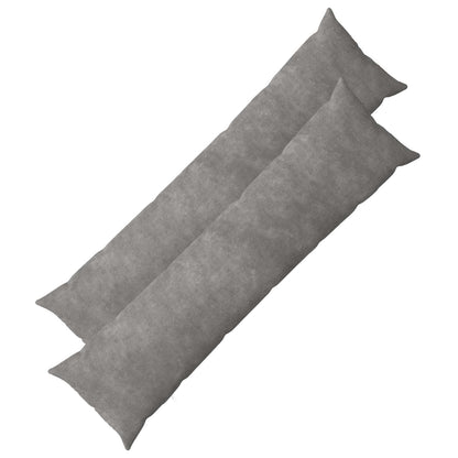 Cushion Cover 2 pcs HEERLEN Light Grey 40 x 145 cm