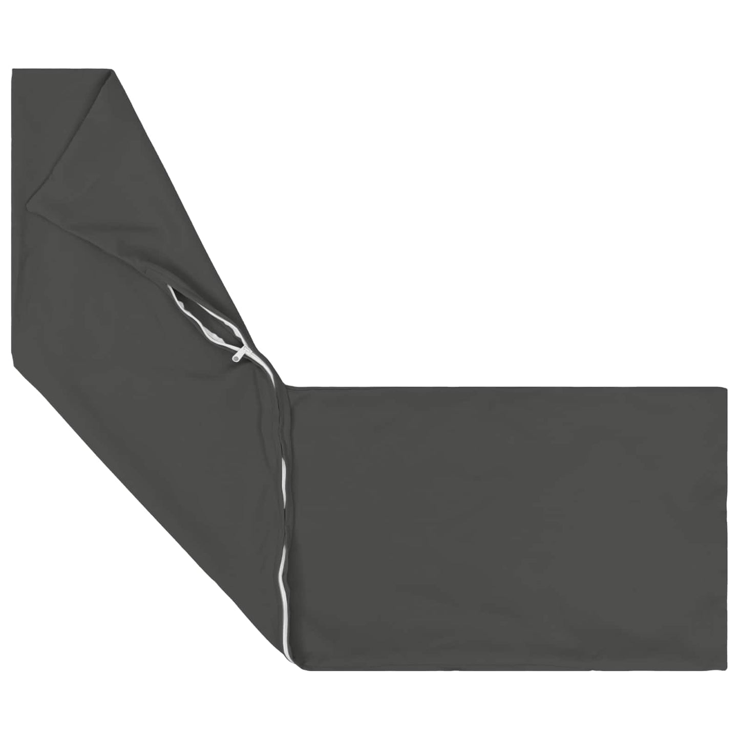 Cushion Cover HEERLEN Anthracite 40 x 145 cm Polyester