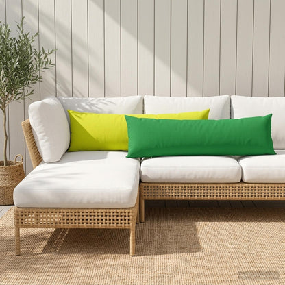 Cushion Cover 2 pcs HEERLEN Green 40 x 145 cm Polyester