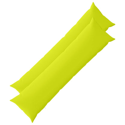 Cushion Cover 2 pcs HEERLEN Bright Green 40 x 145 cm Polyester