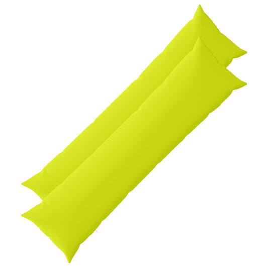 Cushion Cover 2 pcs HEERLEN Bright Green 40 x 145 cm Polyester