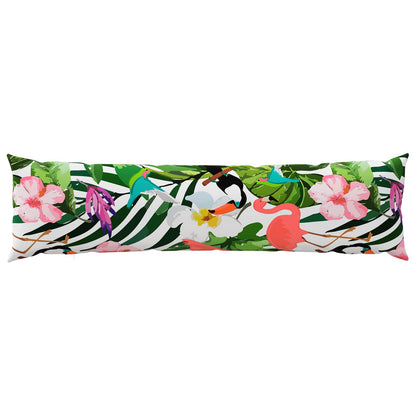 Cushion Cover 2 pcs HEERLEN Black 40 x 145 cm Polyester
