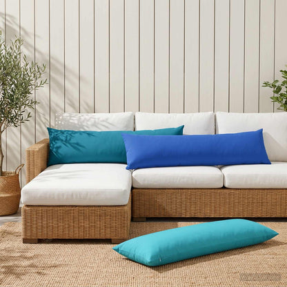 Cushion Cover HEERLEN Royal Blue 40 x 145 cm Polyester