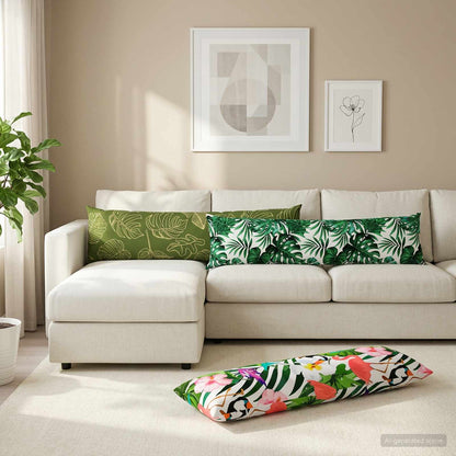 Cushion Cover HEERLEN Multicolour 40 x 145 cm Polyester